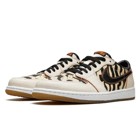Nike Air Jordan 1 Beige Black Leather