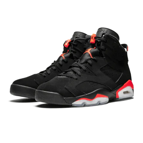 Nike Air Jordan 6 Retro Black Orange Velvet Leather