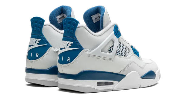 Nike Air Jordan 4 Military Blue White Suede