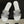 CC 26s Flat Sandals White Gray Sheepskin Rhinestones 649515