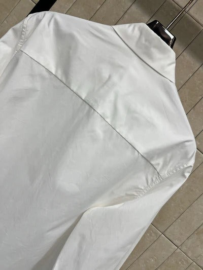 Chemise brodée logo Chanel 2026 coton blanc 356991