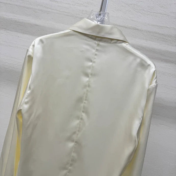 Chemise Chanel 2026 crème en polyester 356977