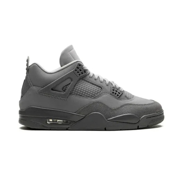 Nike Air Jordan 4 Dark Gray Suede Leather
