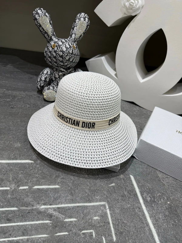 Chapeau de paille à large bord CD 280801