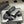 CC 26s Sandals 70 Black Sheepskin Rhinestones 649513