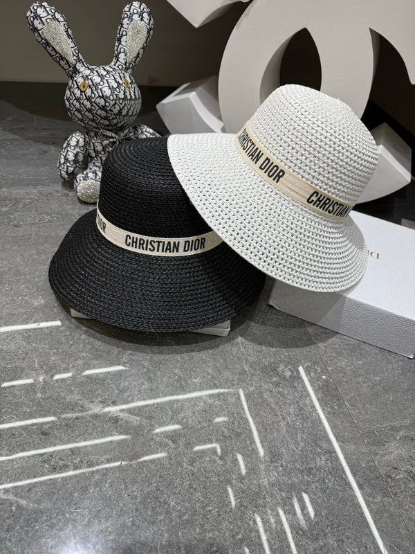 Chapeau de paille à large bord CD 280801