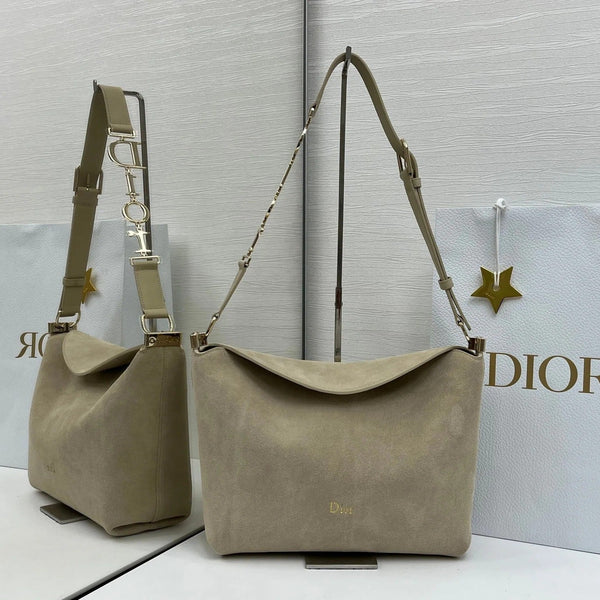 Dior 2026 Diorly Bag 28cm Suede Calfskin