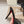 CL 26SS High-Heeled Slippers 100 Black Mesh Rhinestone Leather 658054
