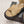 Sandales compensées PRA 2026S en toile beige et noire 657526