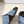 YSL 26ss Platform Slippers Black Blue Denim Leather 663217
