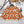 Gilet à motif floral CC 26 Laine Cachemire Orange Beige 785282