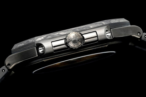 Patek Philippe Cubitus 45mm Black Carbon Fiber Case Green Dial