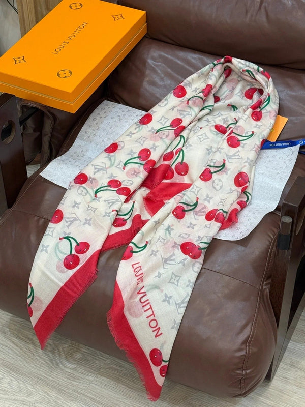 LV SCARF 140 CM IN CASHMERE 721491