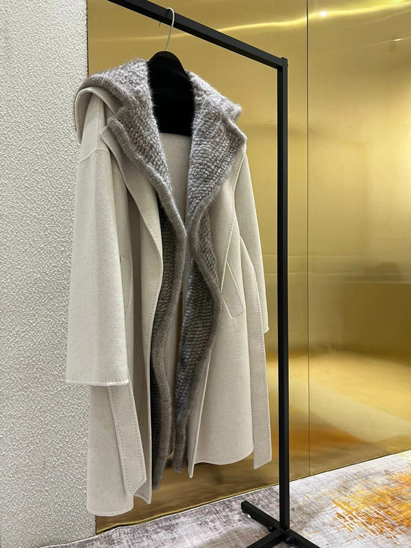 MANTEAU DE FOURRURE DE VISON MAX MARA 25S 032