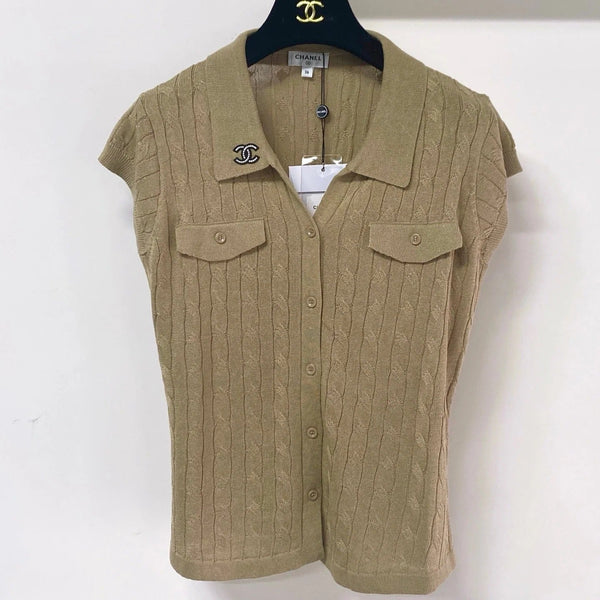 CC 2026 Knit Polo Vest Nitrile Cotton 375047
