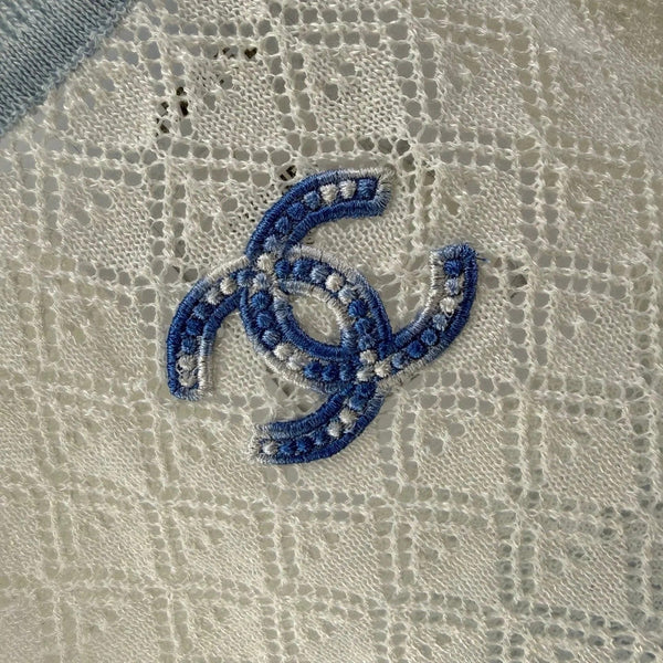 Chanel 2026 Gradient Color Hollowed-out Vest Tencel 395493