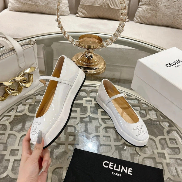 CL 26 Mary-Jane Ballerina Shoes Patent Calfskin 736544