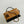 Chanel 2026 Vanity Bag 19.5cm Beige mix Black Suede Leather