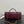 CC 2026 Clutch With Chain 25cm Burgundy Lizard-embossed Calfskin