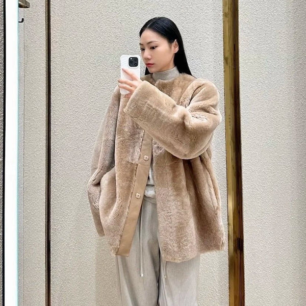 MANTEAU EN PEAU DE MOUTON MAX MARA 25S 005