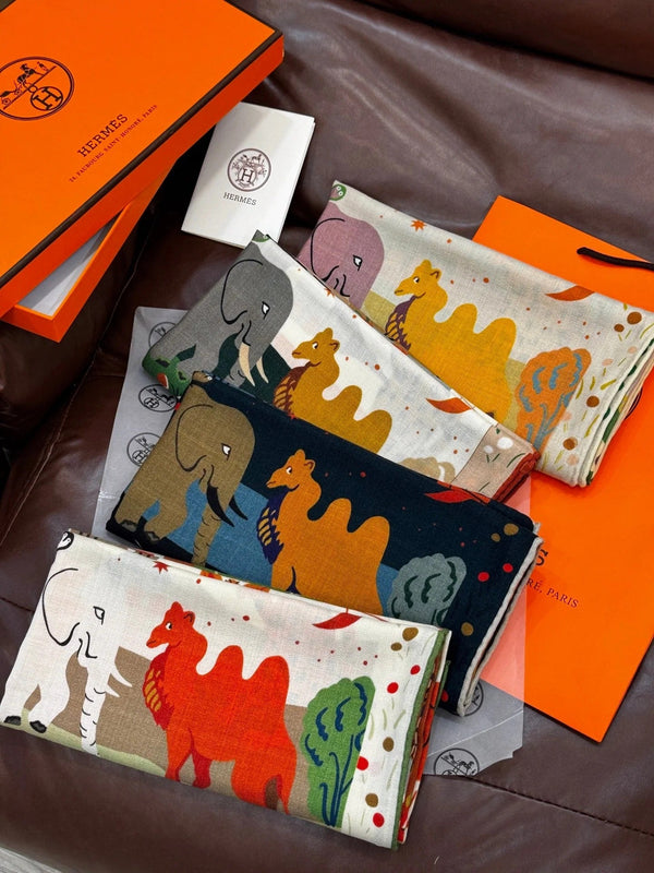 HERMES 25S SCARF 140 IN SILK 733916