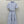 Robe courte à manches courtes et col à revers Miumiu 2026 en coton bleu 353015