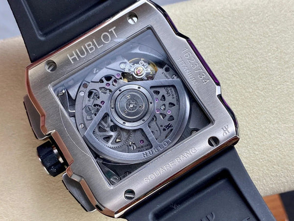 Hublot Square Bang Unico Titanium Ceramic 42mm Titanium Benzel Watch