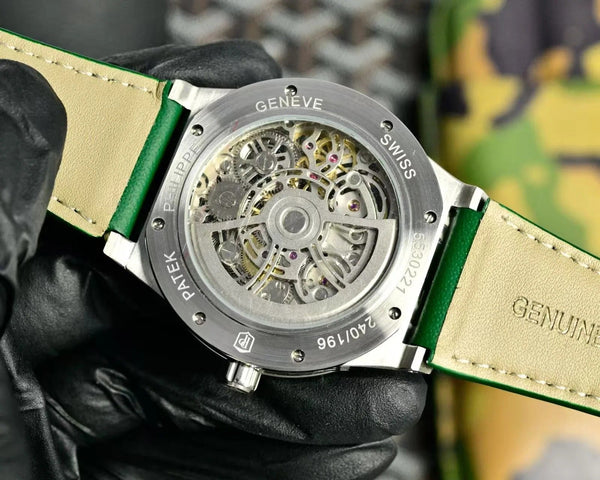 Montre Patek Philippe Double Tourbillon Cadran Vert 44 mm