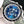Omega Speedmaster Professional Moonwatch 42cm Blue Dial Khaki Leather Strap