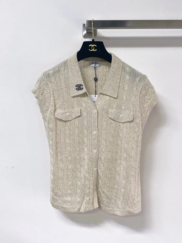CC 2026 Knit Polo Vest Nitrile Cotton 375047