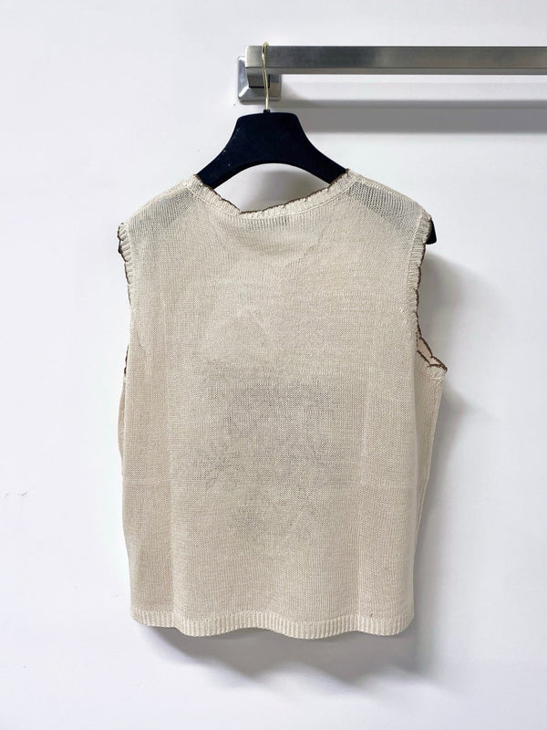 CD 2026 Knit Vest Polyester 488001