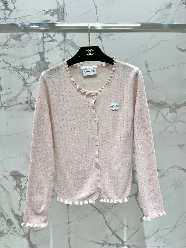 Chanel Ensemble Deux Pièces en Maille Rayée Laine 2026