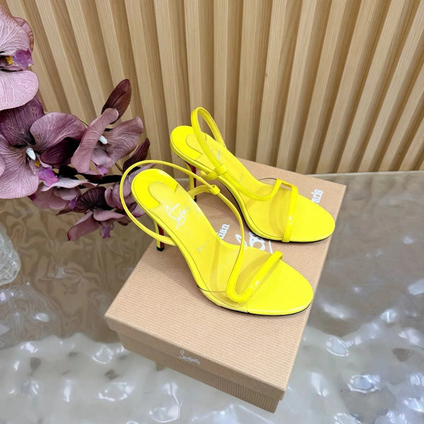CL 2026 Rosa Z Slingback Sandals 100mm Patent Leather 776004