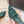 CL 26SS High-Heeled Slippers 100 Emerald Green Mesh Rhinestone Leather 658056