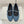 CL 26 Mary-Jane Ballet Flats Blue Fabric Leather 755871