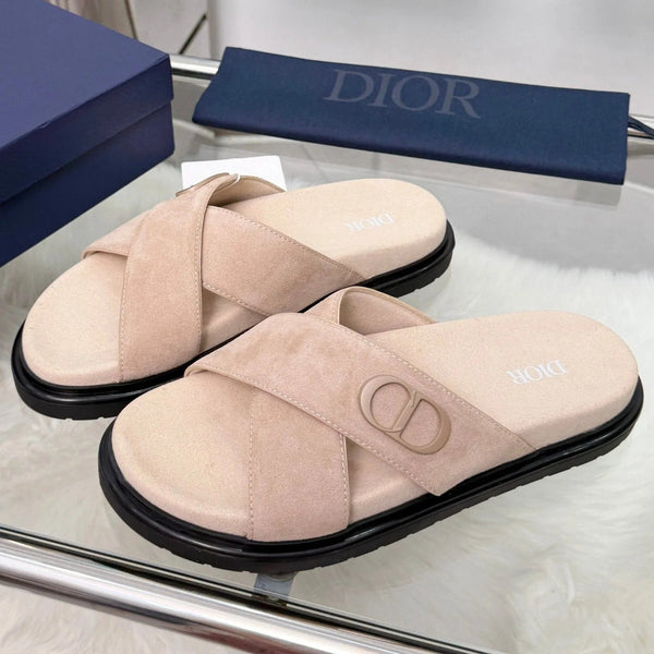 CD  26s Criss-Cross Strap Men Sandals Suede 966584