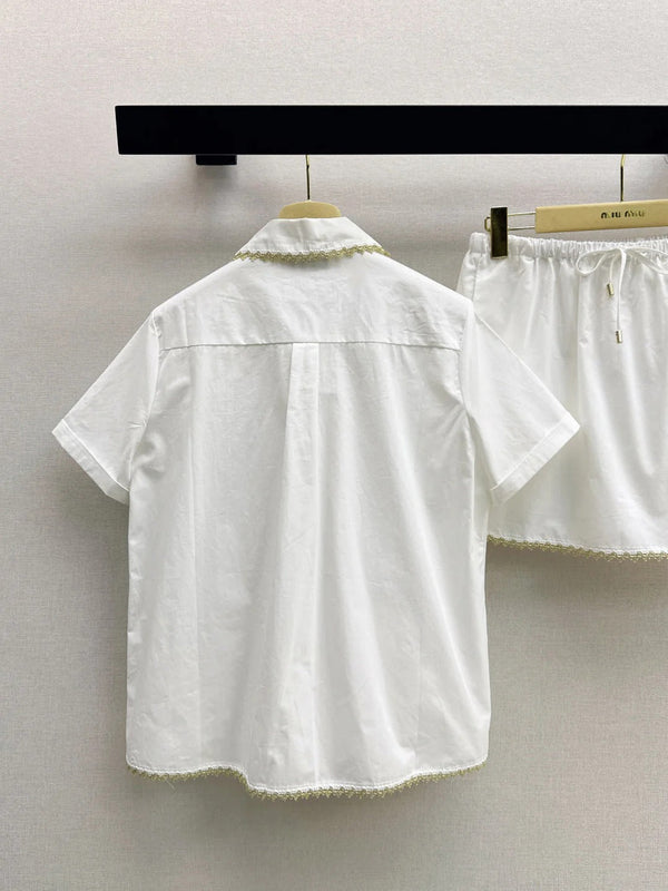 Miu 2026 Set White Cotton 445696