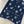 CC 26 Cardigan motif flocon de neige bleu mélangé laine blanche 329713