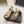 Sandales compensées PRA 2026S en toile beige et noire 657526
