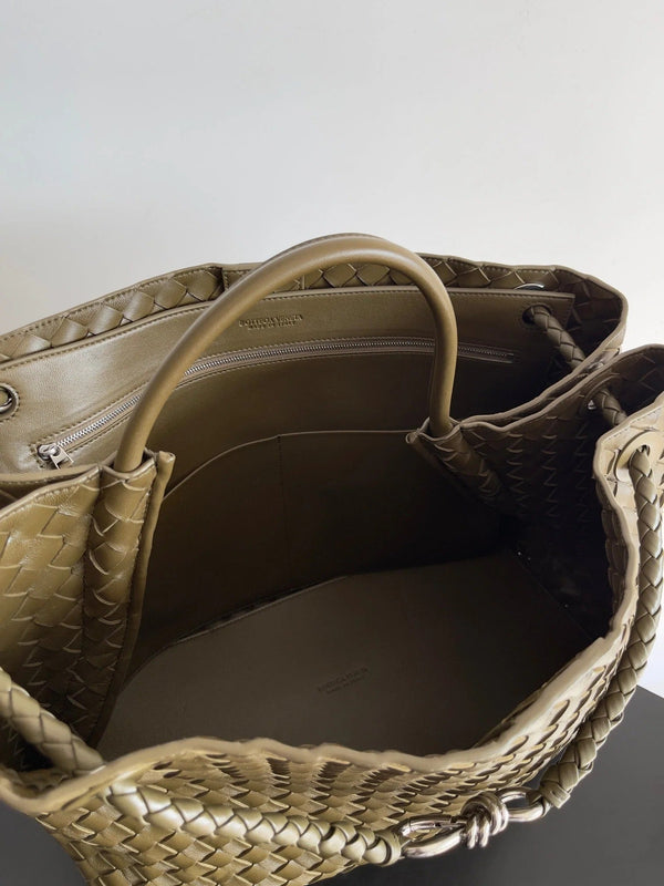 Bottega Veneta 2026 Andiamo Bag 42cm Muddy Brown Nappa Leather