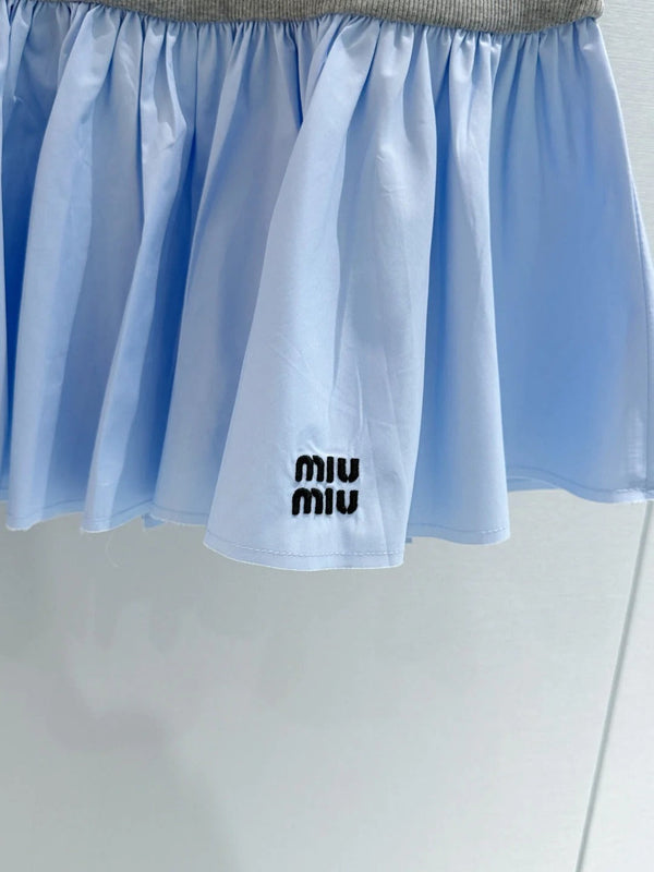 Miu 2026 Strapless Dress Cotton 444940