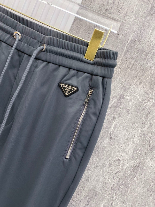 PRA 2026 Men's Casual Pants Dark Gray Red Fabric 842906