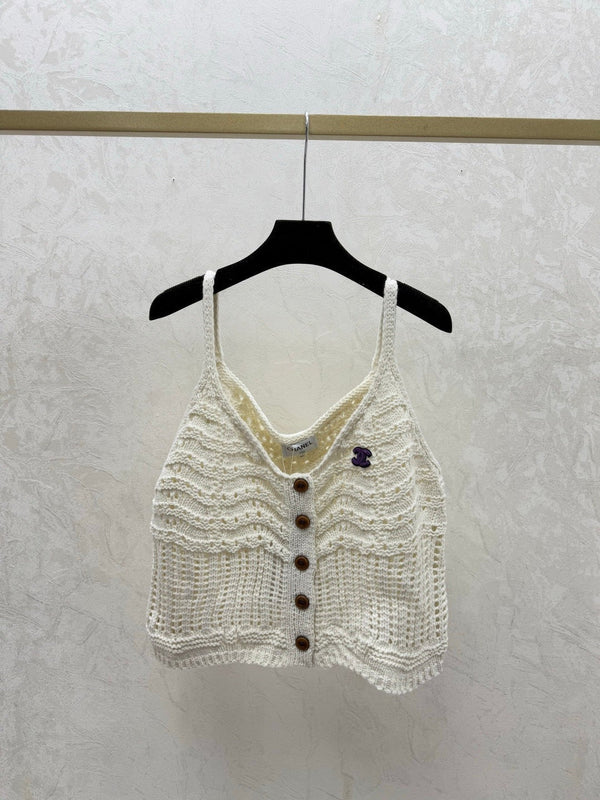 Chanel 2026 Camisole Creuse Laine Nylon