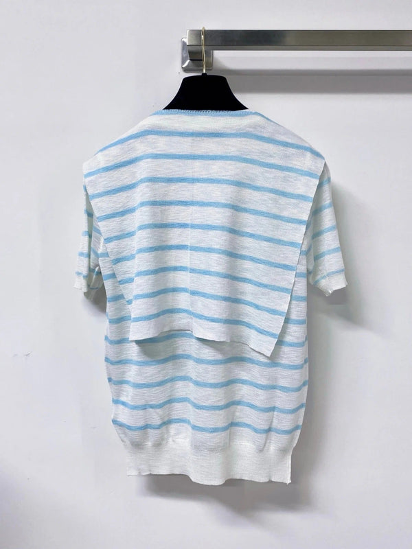 CD 2026 Polo Shirt Featuring A Tie-neck Detail Acrylic 479903
