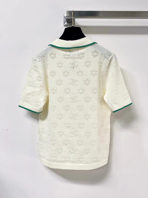 CC 2026 Short-Sleeve Knit Polo Shirt Cotton 479910