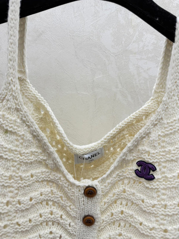 Chanel 2026 Camisole Creuse Laine Nylon