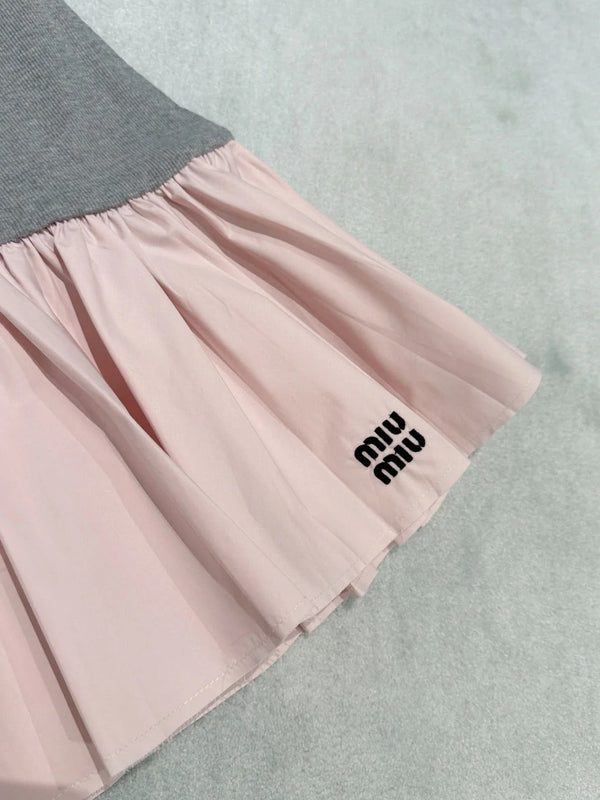 Miu 2026 Strapless Dress Cotton 444940