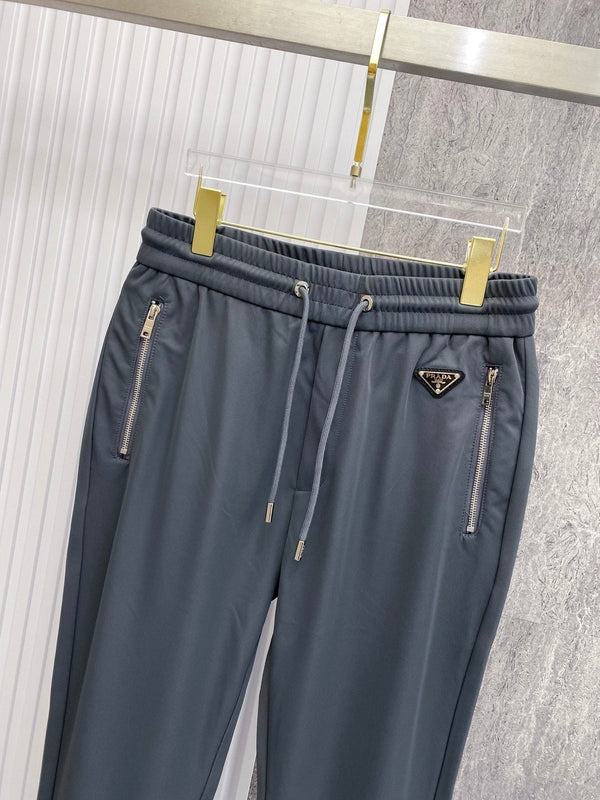 PRA 2026 Men's Casual Pants Dark Gray Red Fabric 842906