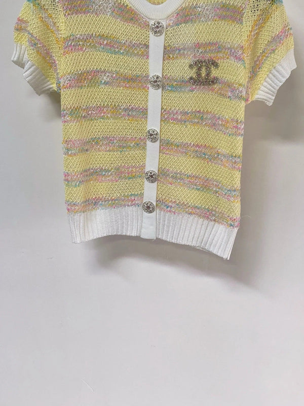CC 2026 Short-Sleeve Knit Cardigan Wool Laine 463563