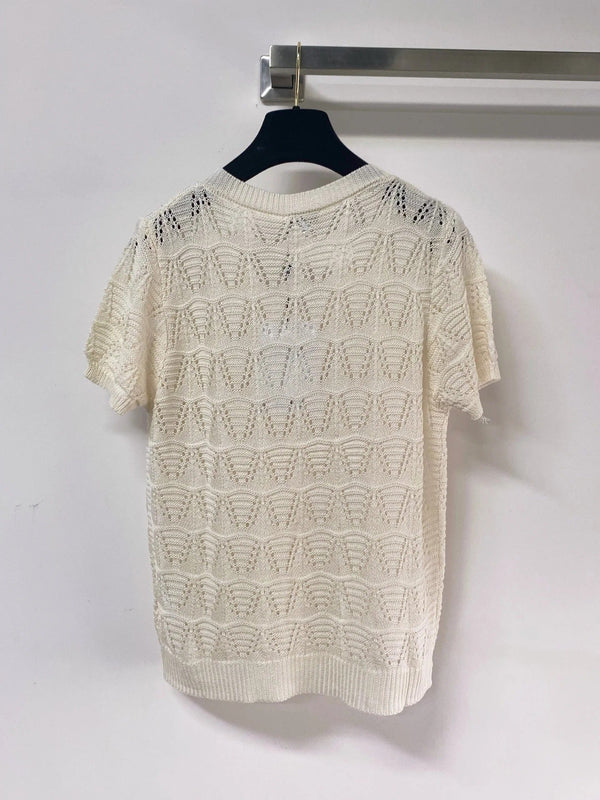 CC 2026 V-Neck Short-Sleeved Shirt Laine Wool 463520